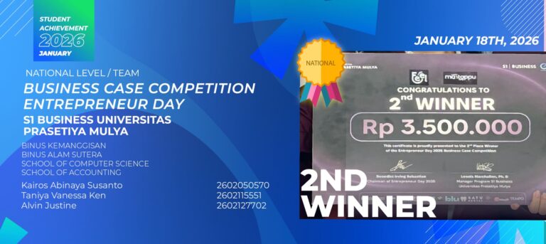 Business Case Competition Entrepreneur Day Universitas Prasetiya Mulya