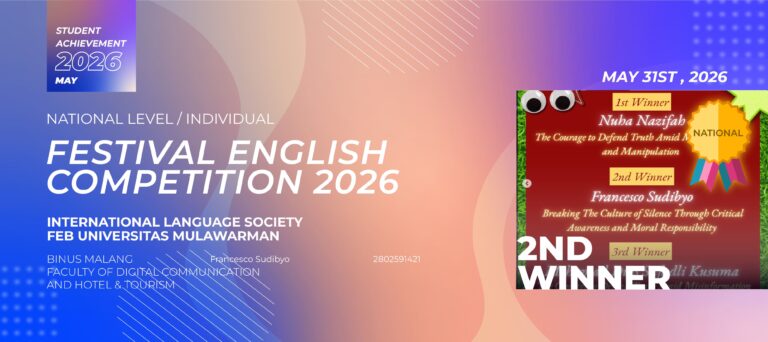 Festival English Competition 2026