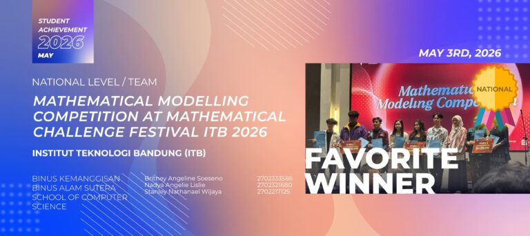 Mathematical Modelling Competition at Mathematical Challenge Festival ITB 2026