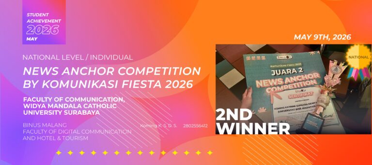 News Anchor Competition by Komunikasi Fiesta 2026