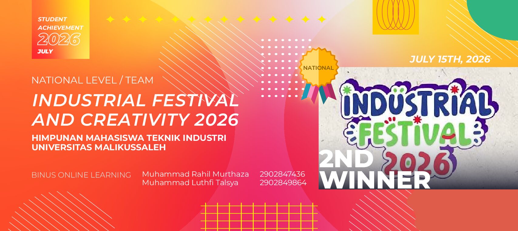 Industrial Festival and Creativity 2026